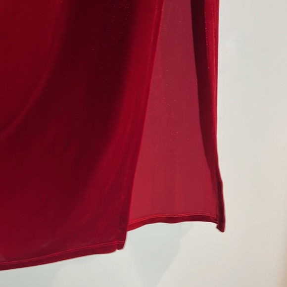 Red Velvet skirt - Picture 8 of 9